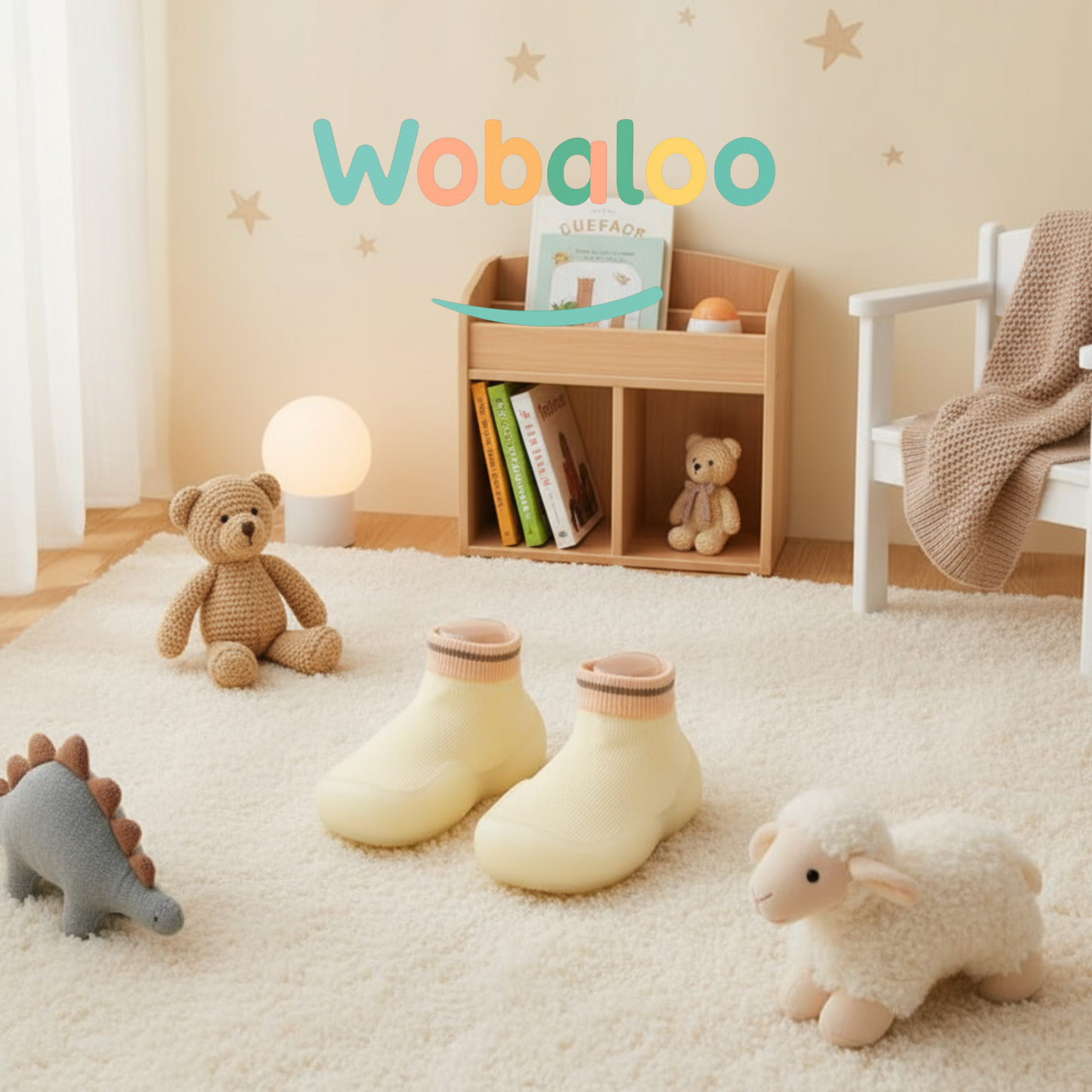 Chaussons d'intérieur avec semelles antidérapantes