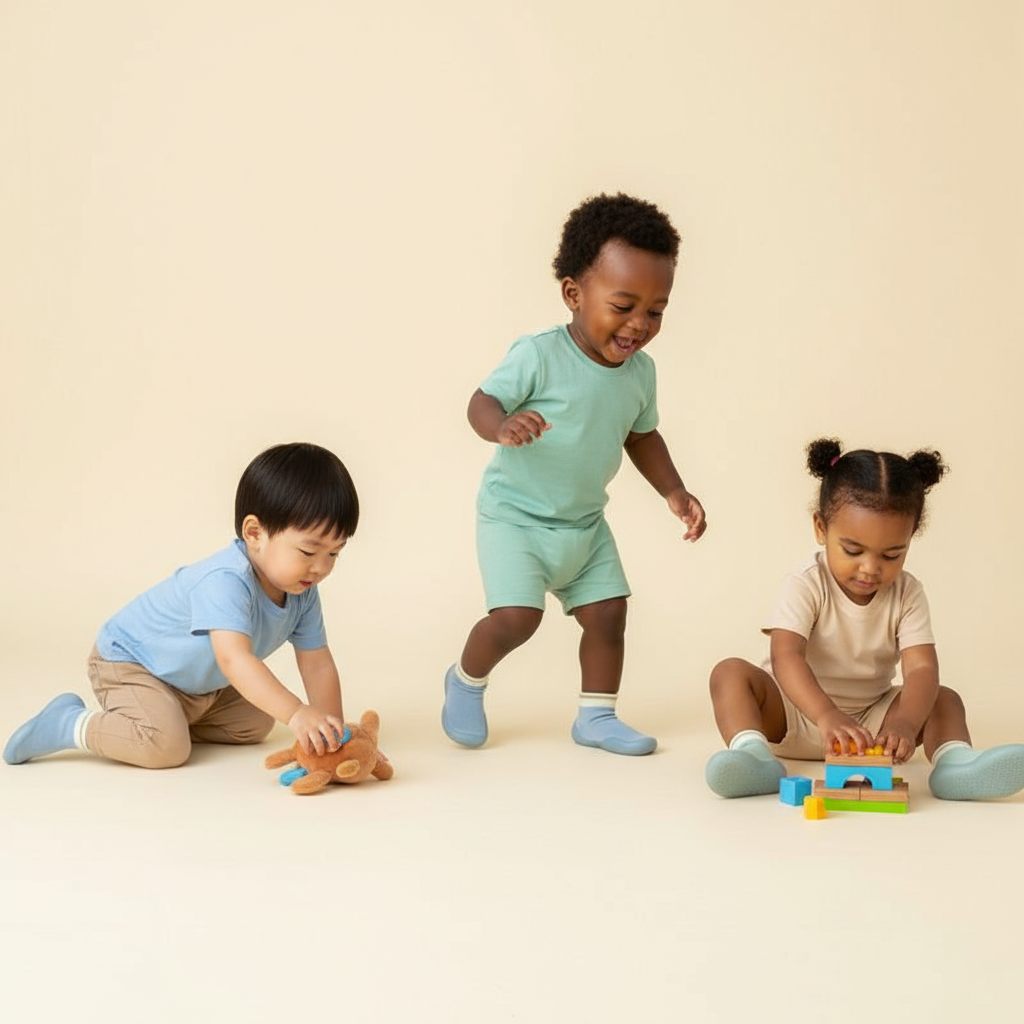 Chaussons d'intérieur avec semelles antidérapantes